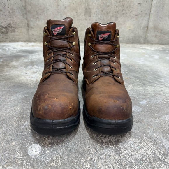 Red Wing Leather Metguard Work Boots Industrial Safety Toe - Picture 4 of 10